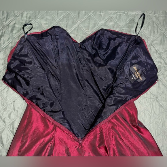 JESSICA MCCLINTOCK for GUNNE SAX Vintage Strapless Tea-Length Gown, Size 3, EUC - Picture 7 of 13